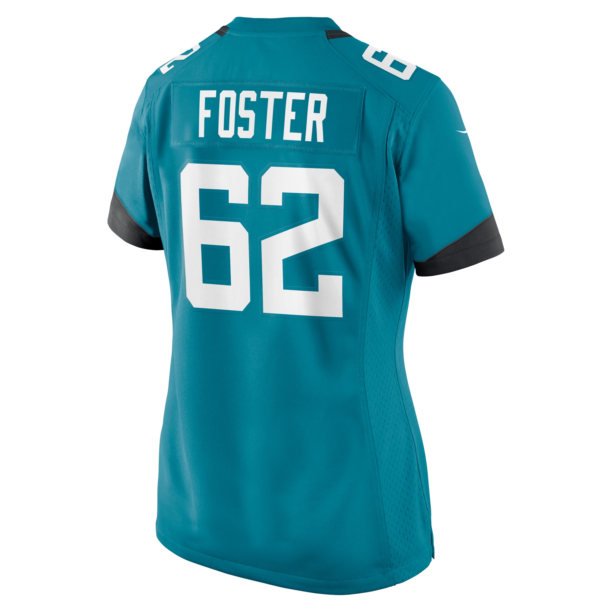 Jacksonville Jaguars Javon Foster Teal Game NFL Jersey Women's