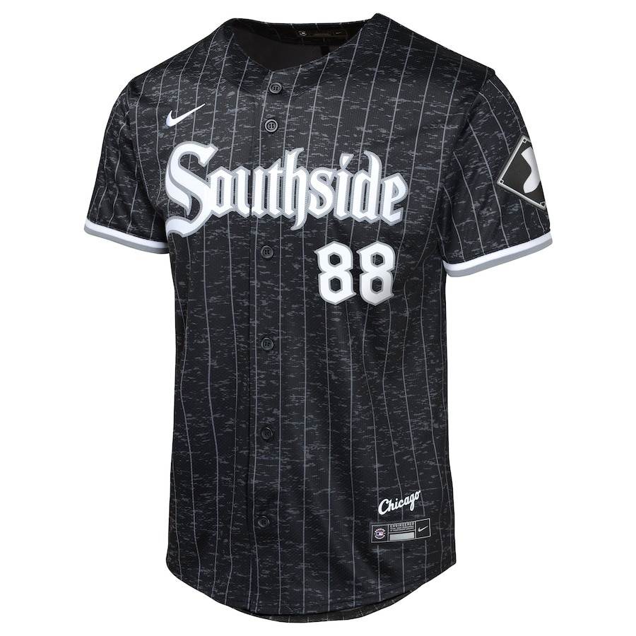 Luis Robert Jr. 88 Chicago White Sox City Connect Limited Black MLB Jersey Youth