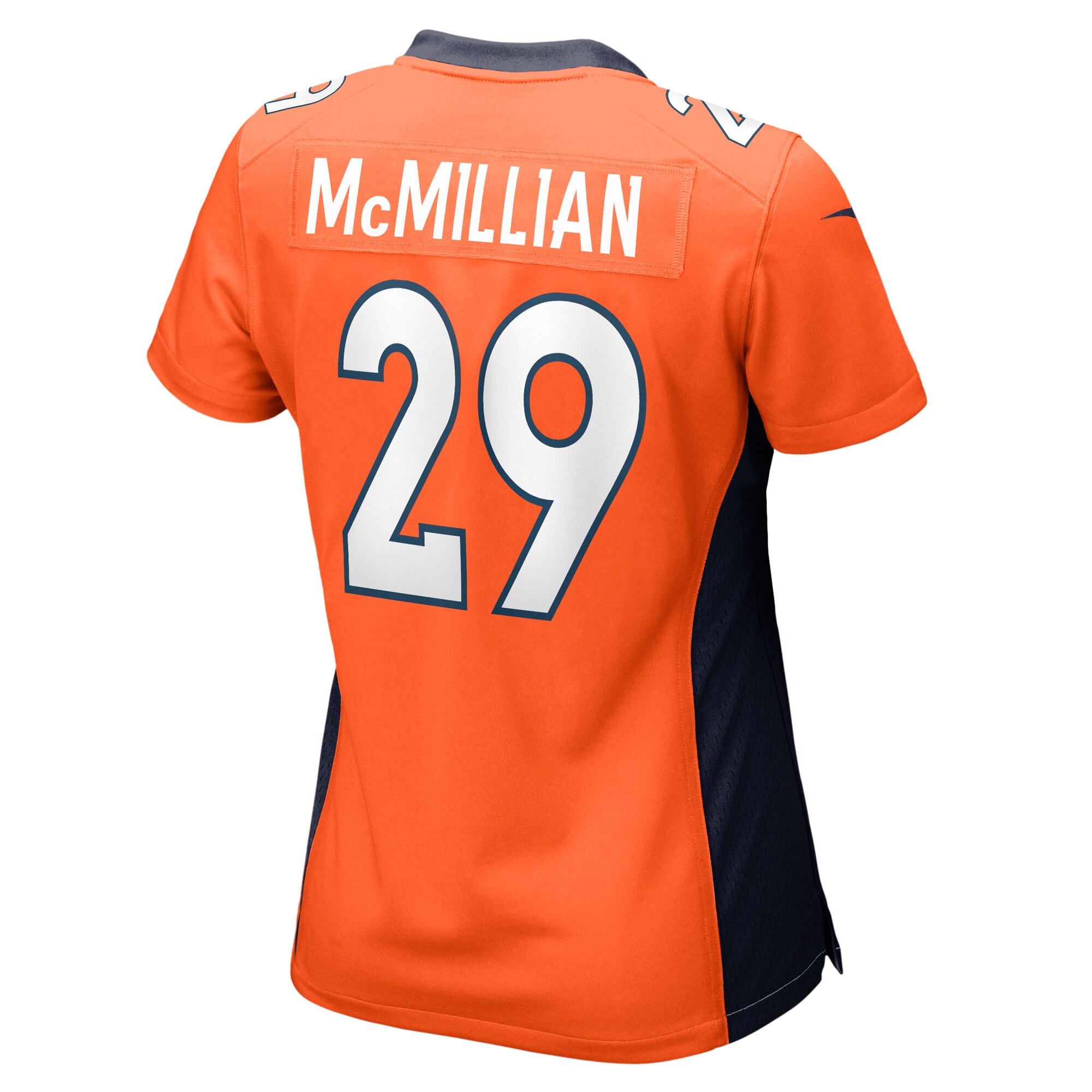Denver Broncos JaQuan McMillian Orange Team Game NFL Jersey Women's