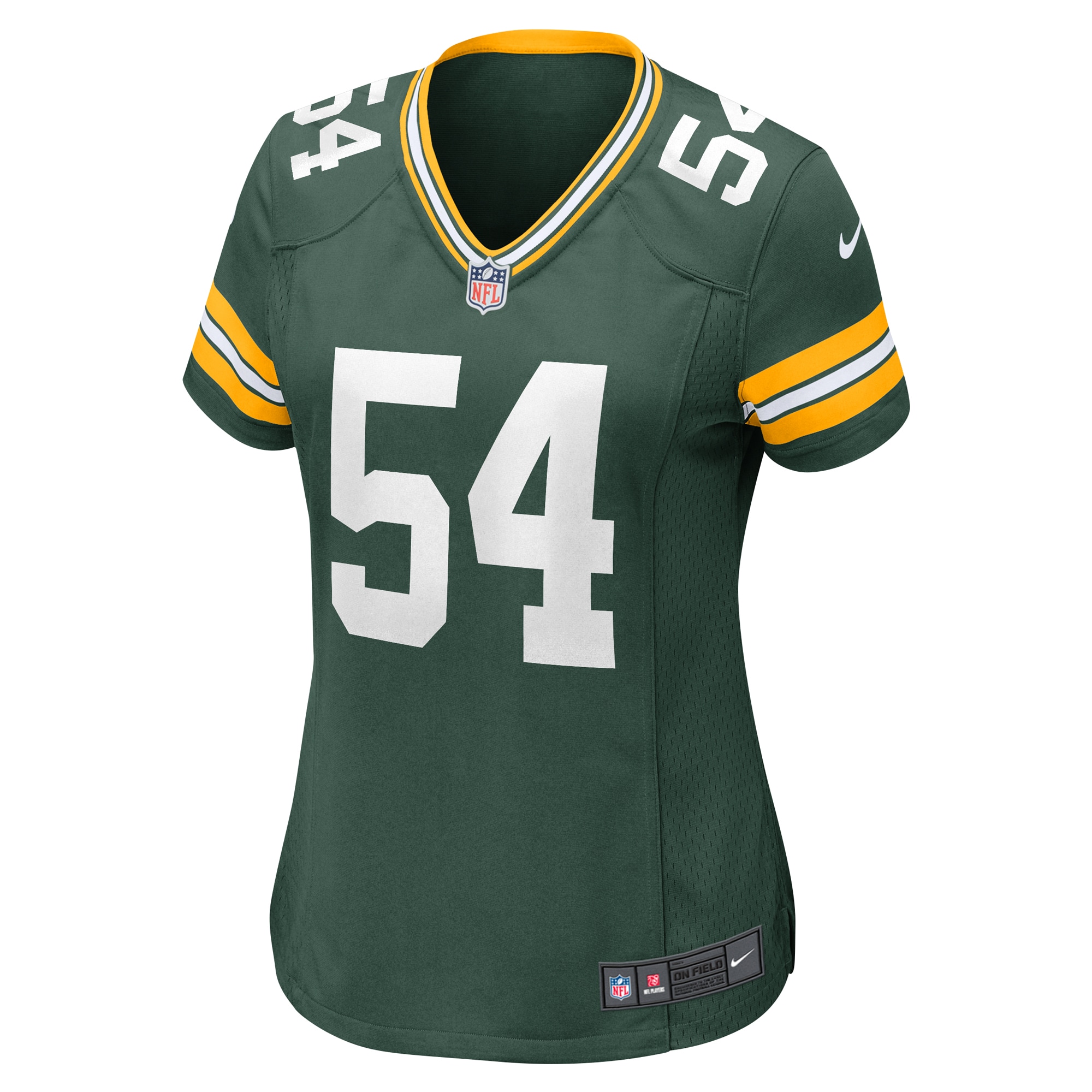 Green Bay Packers Kristian Welch Green Team Game NFL Jersey Women's