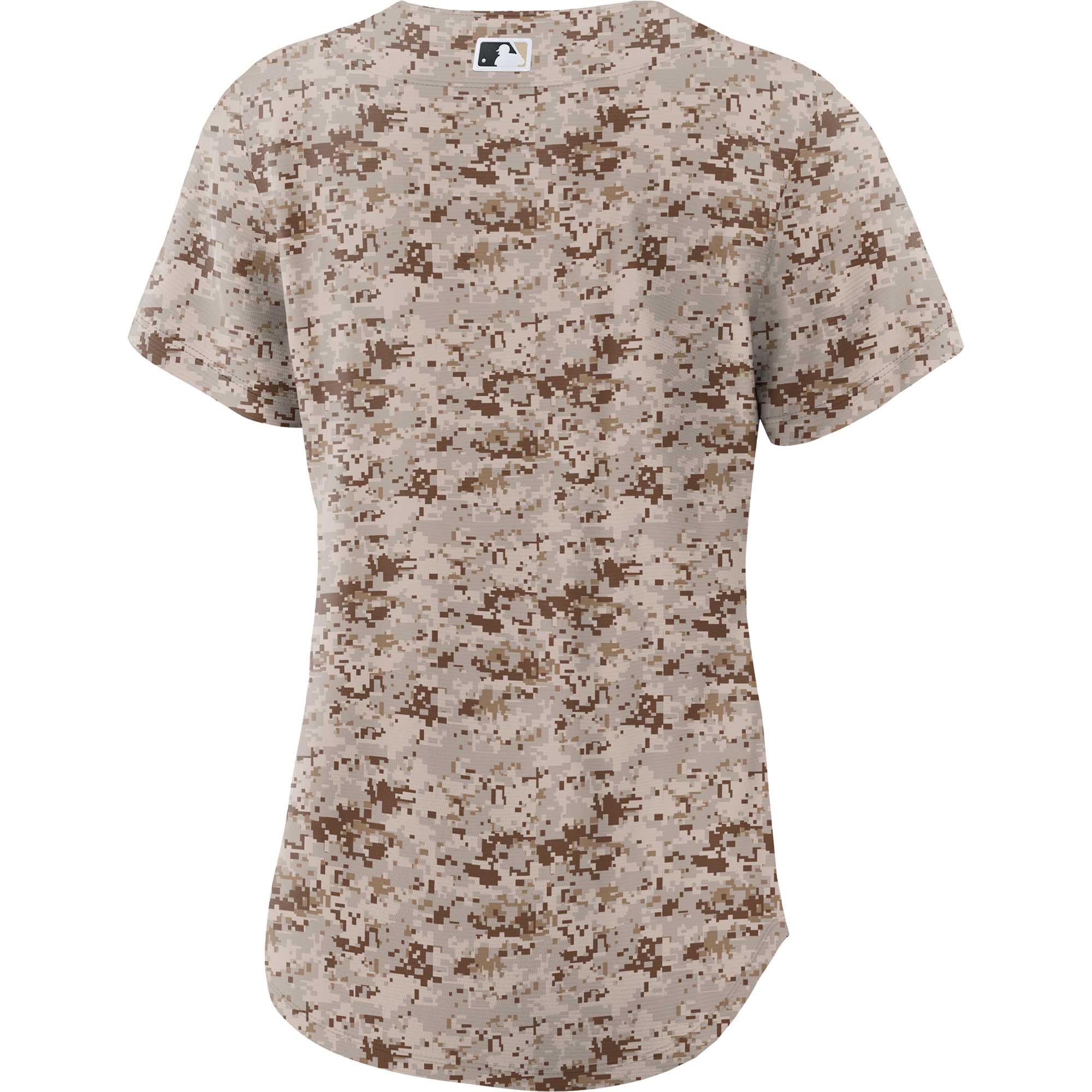 San Diego Padres Camo USMC Alternate Team MLB Jersey Women's