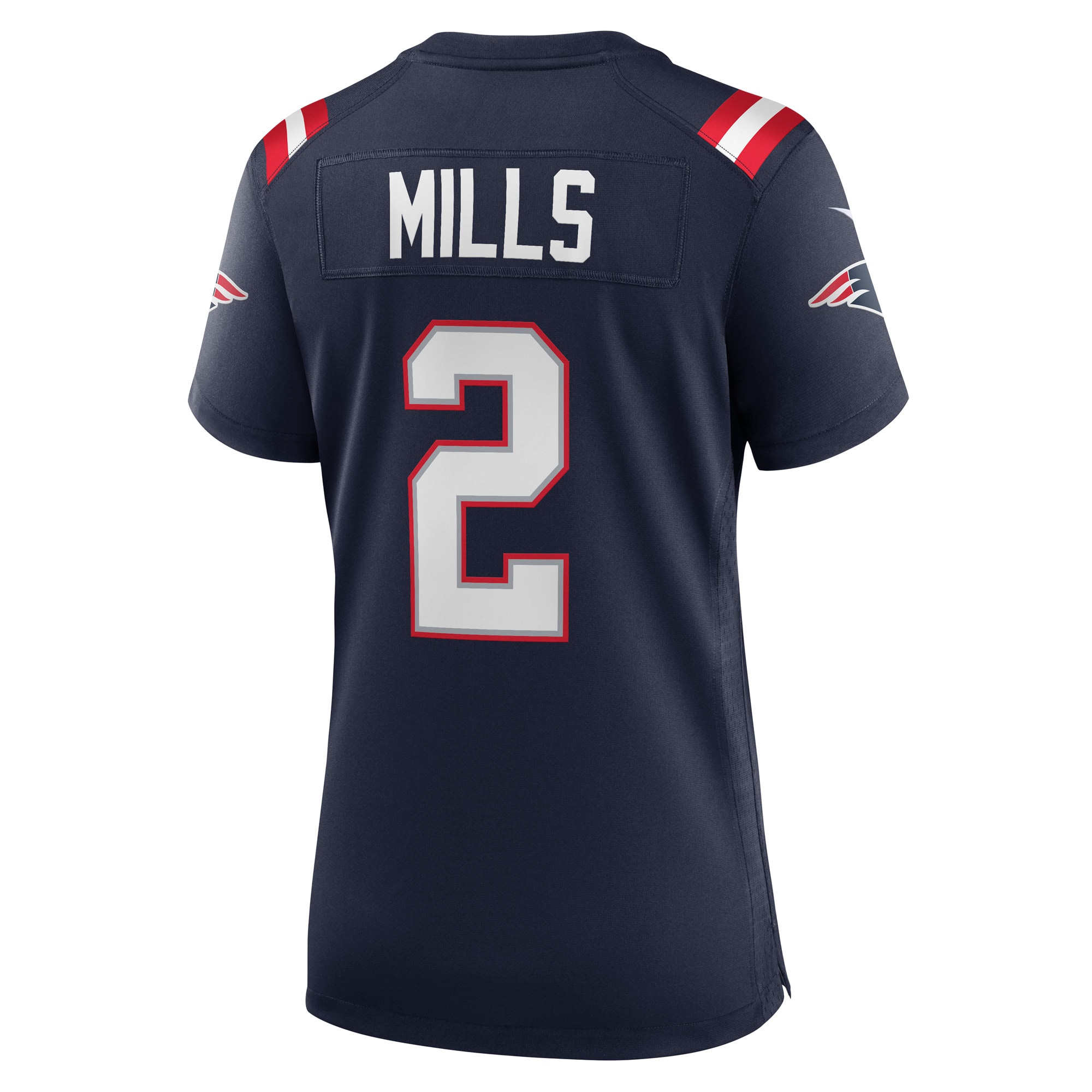 New England Patriots Jalen Mills Navy Game Player NFL Jersey Women's