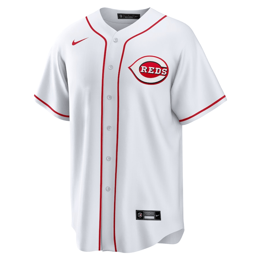 Joey Votto 19 Cincinnati Reds Home White MLB Jersey Men's