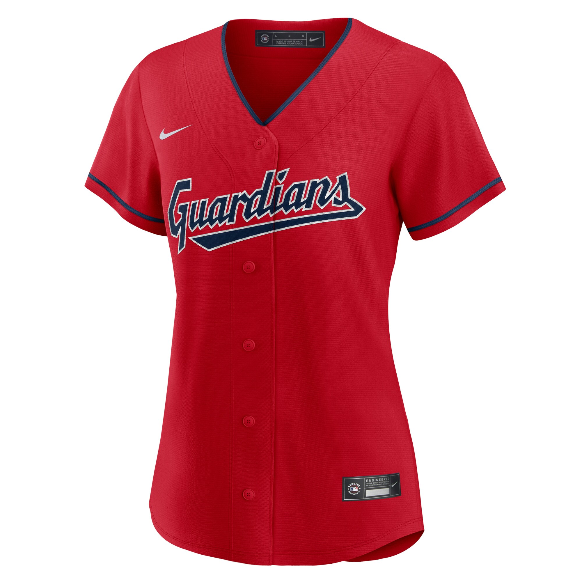 Cleveland Guardians Red Alternate Team MLB Jersey Women's