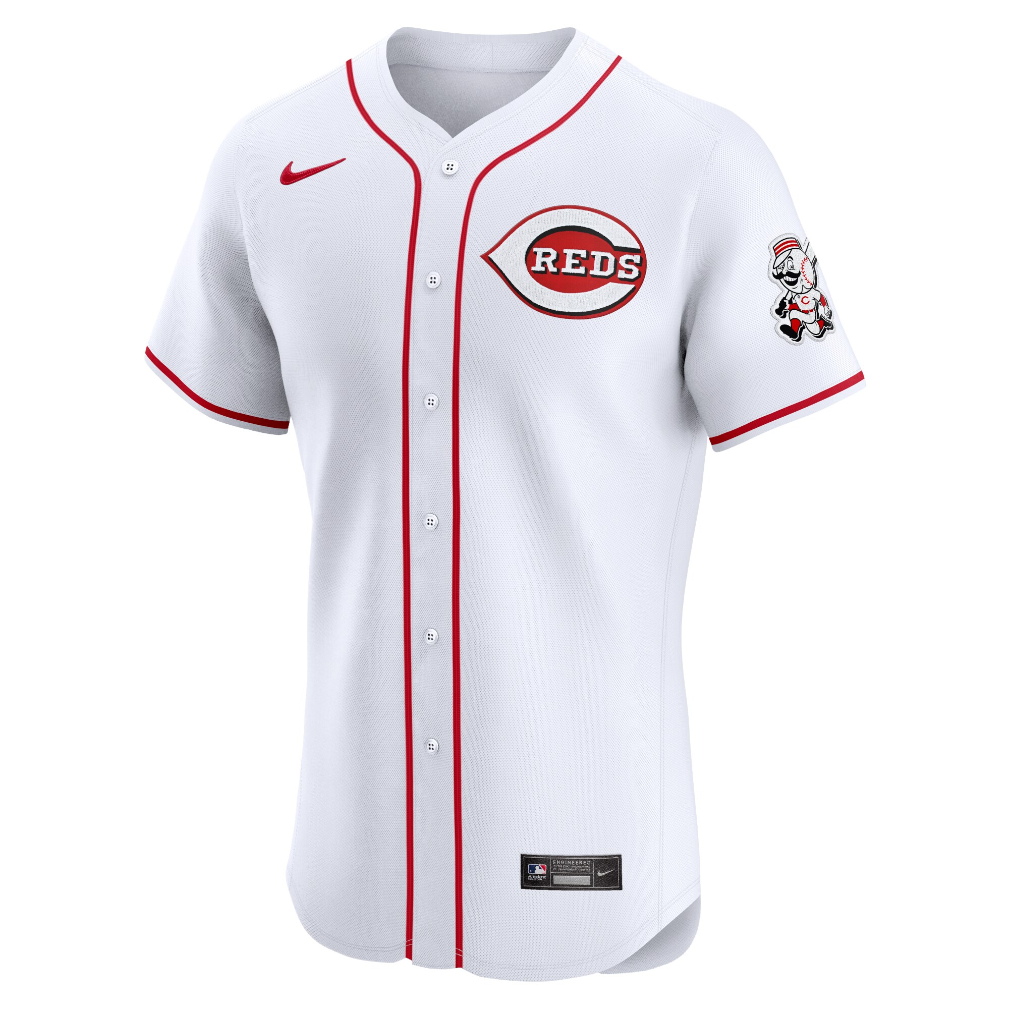 Cincinnati Reds White Home Elite MLB Jersey Men's