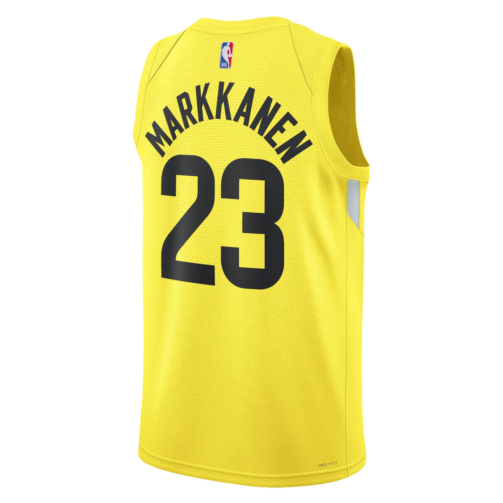 Utah Jazz Icon Edition Swingman Gold Lauri Markkane NBA Jersey Youth