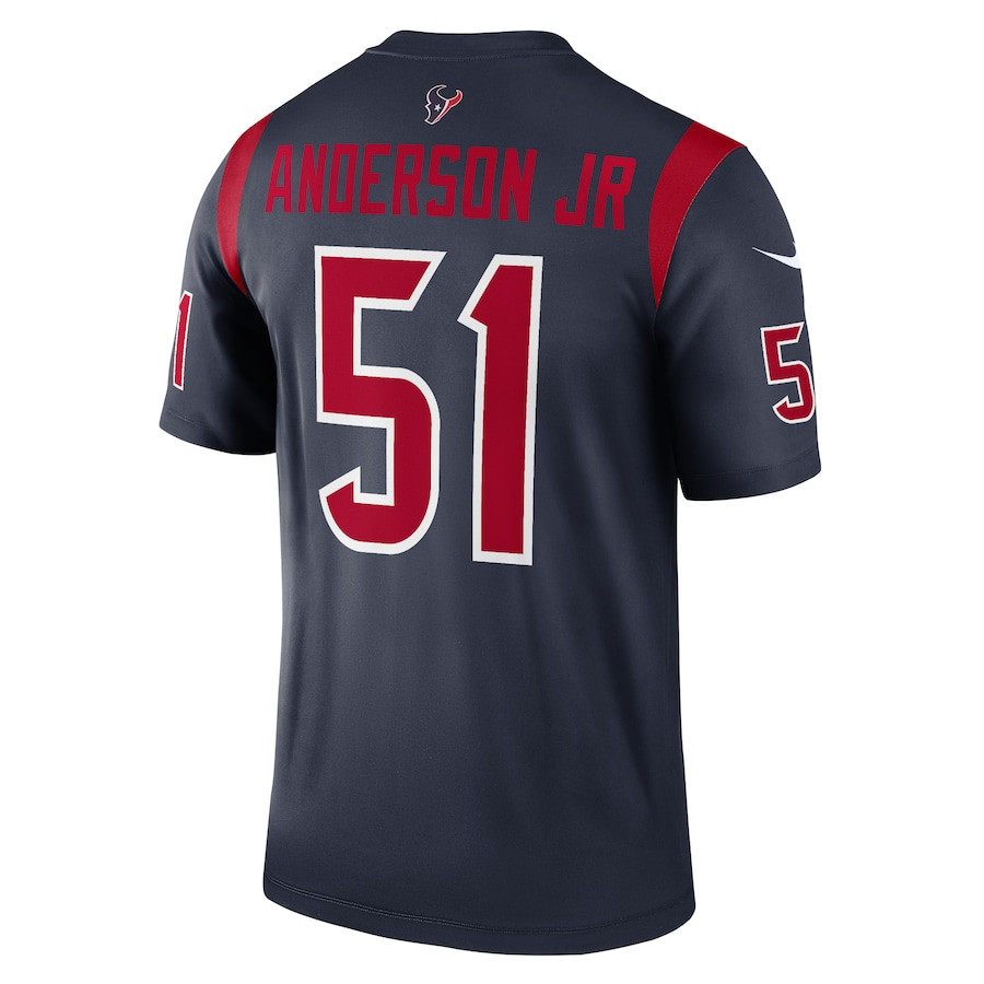 Will Anderson Jr. 51 Houston Texans Legend Navy NFL Jersey Men's