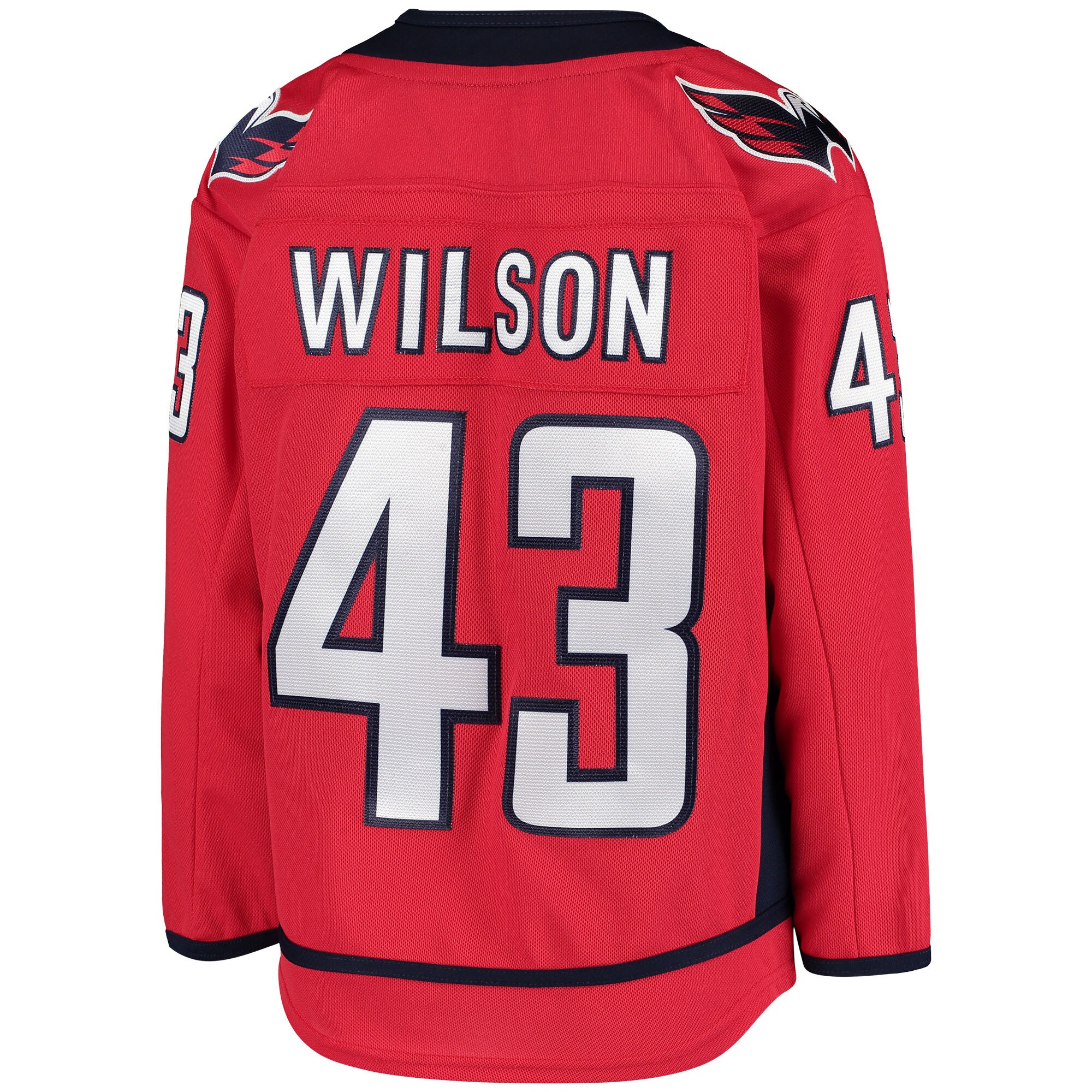 Washington Capitals Tom Wilson Red Home Premier Player NHL Jersey Youth