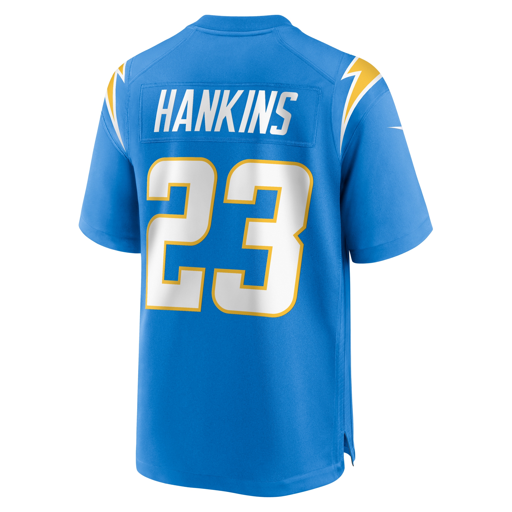 Los Angeles Chargers Matt Hankins Powder Blue Team Game NFL Jersey Men's