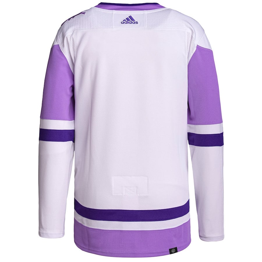 Nashville Predators Fights Cancer Primegreen White/Purple NHL Jersey Men's