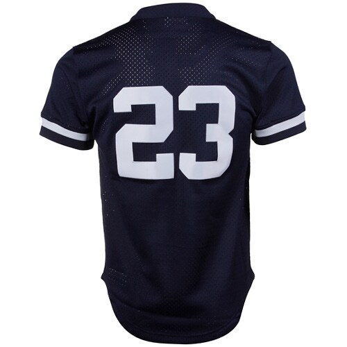 New York Yankees Don Mattingly Mitchell Ness Navy 1995 Cooperstown Collection Mesh Batting Practice MLB Jersey Men's