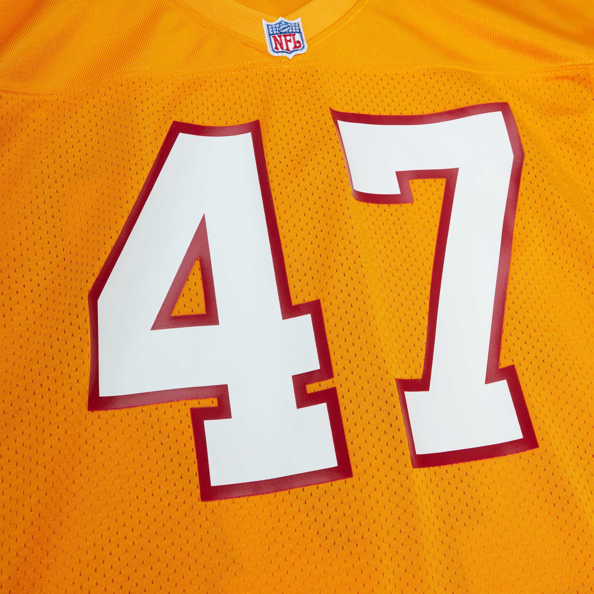 Tampa Bay Buccaneers 1993 John Lynch Mitchell Ness Orange Throwback Retired Player NFL Jersey Men's