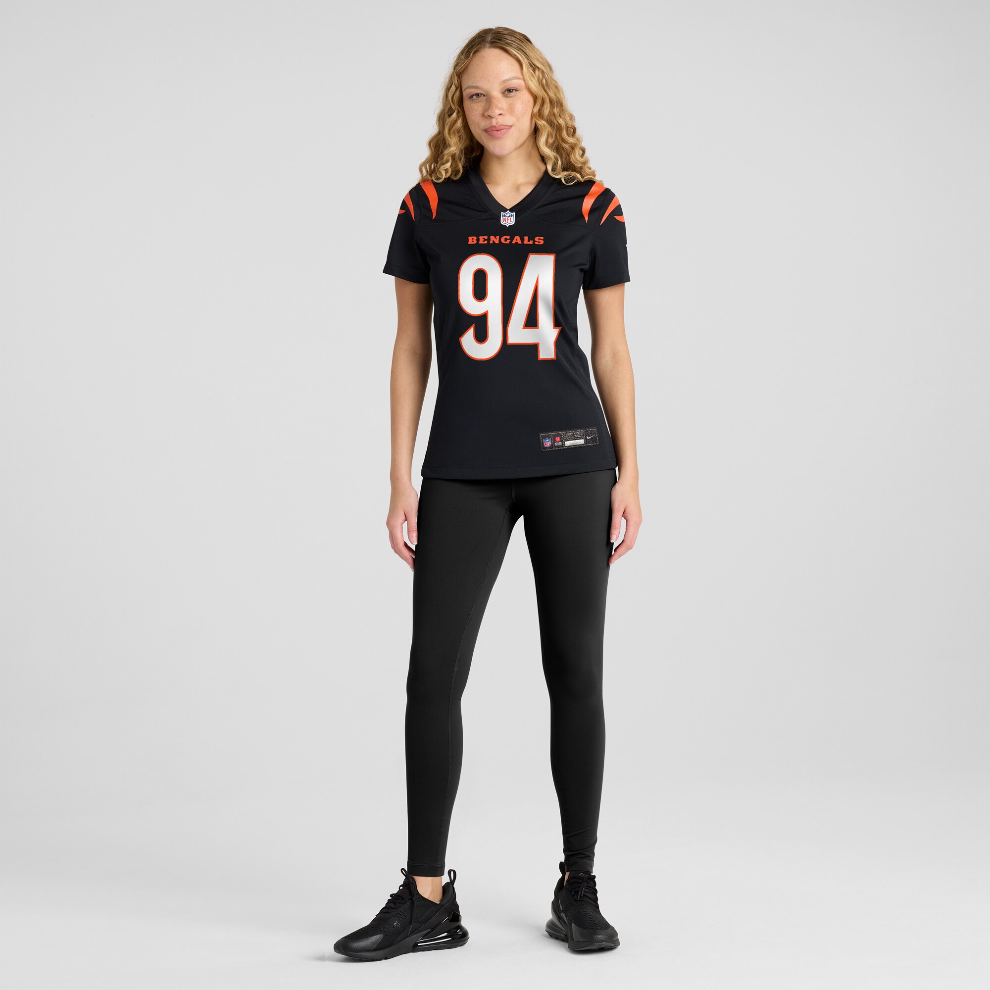 Cincinnati Bengals Sam Hubbard Black Player Game NFL Jersey Women's