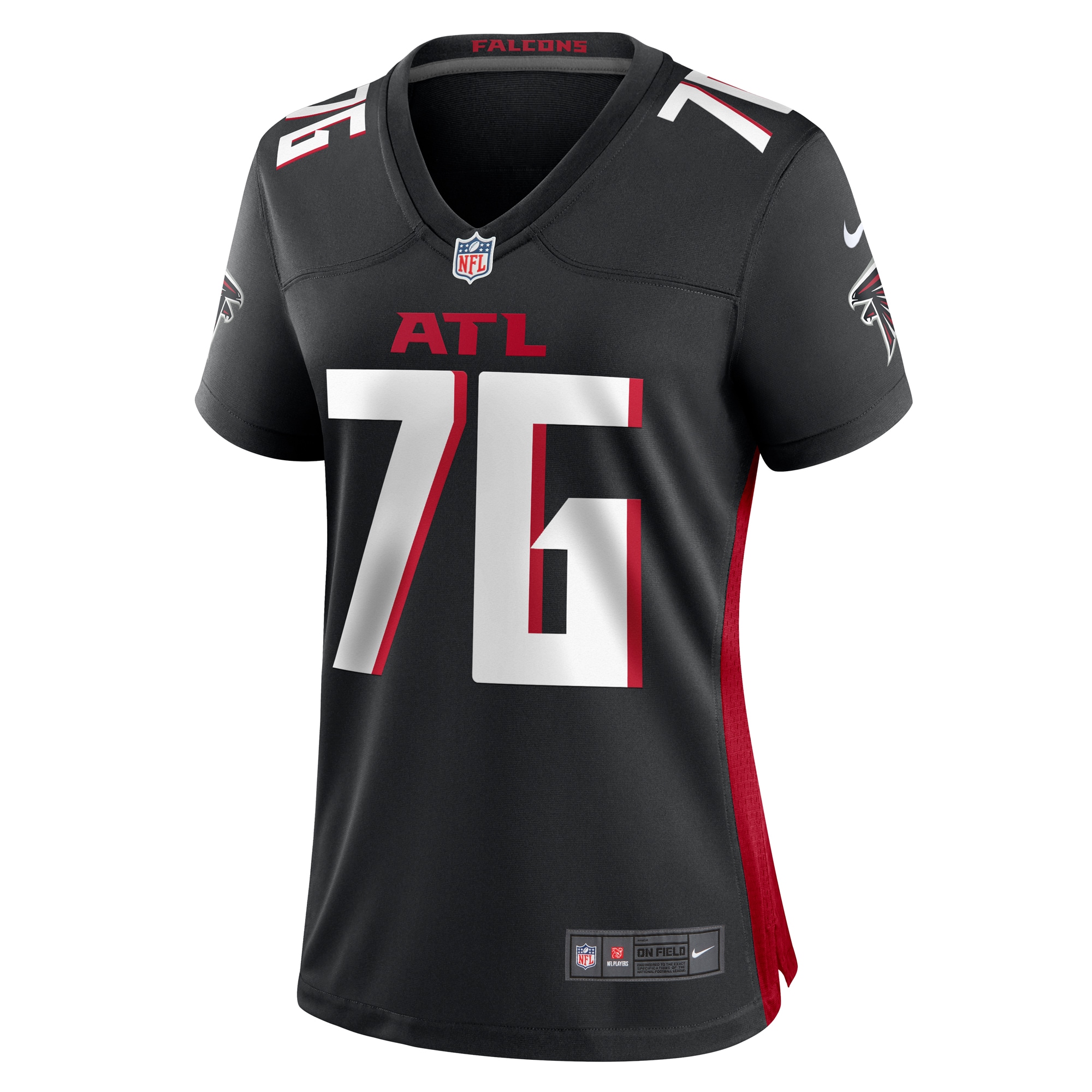 Atlanta Falcons Kaleb McGary Black Game NFL Jersey Women's