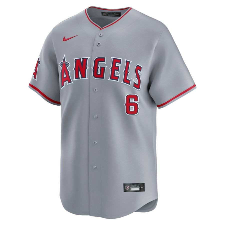 Anthony Rendon 6 Los Angeles Angels Away Limited Gray MLB Jersey Men's