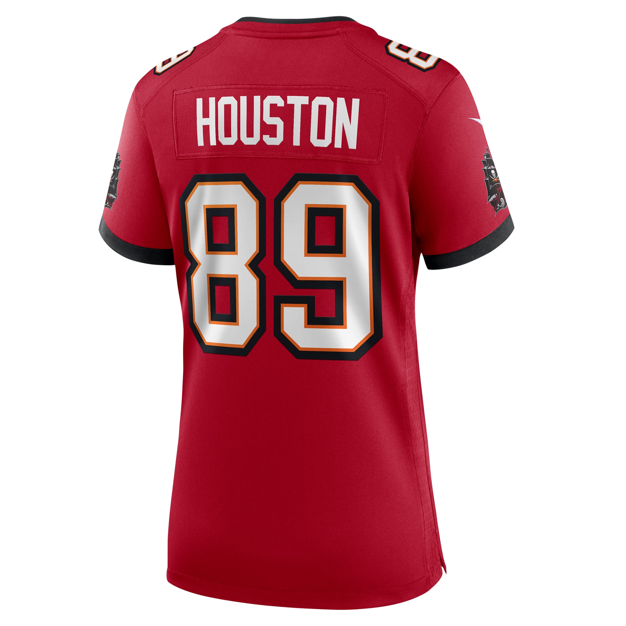 Tampa Bay Buccaneers Dennis Houston Red Game NFL Jersey Women's
