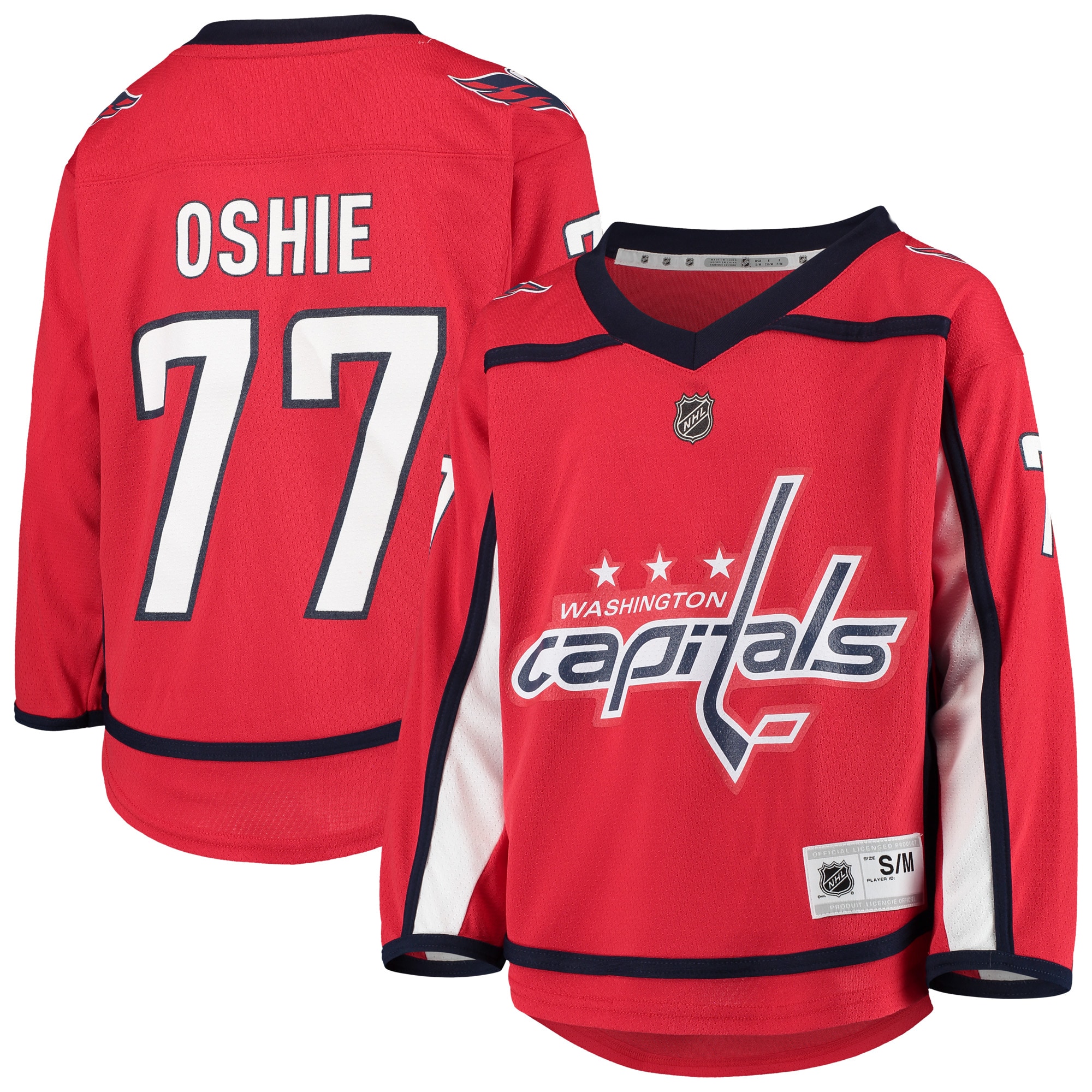 Washington Capitals TJ Oshie Red Home Player NHL Jersey Youth