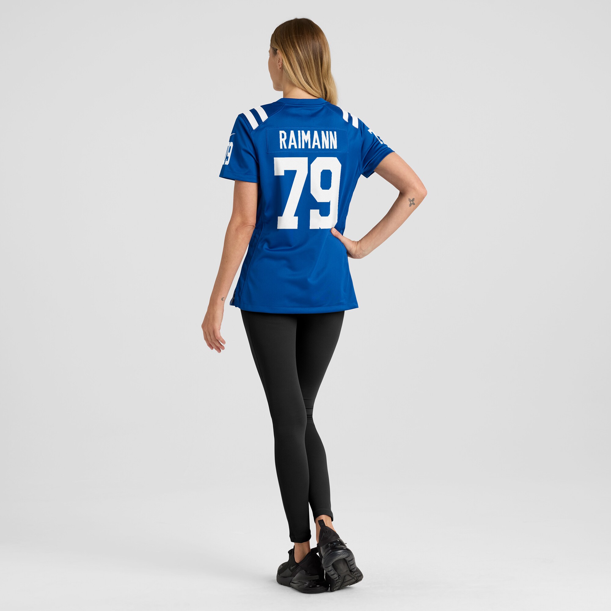 Indianapolis Colts Bernhard Raimann Royal Player Game NFL Jersey Women's