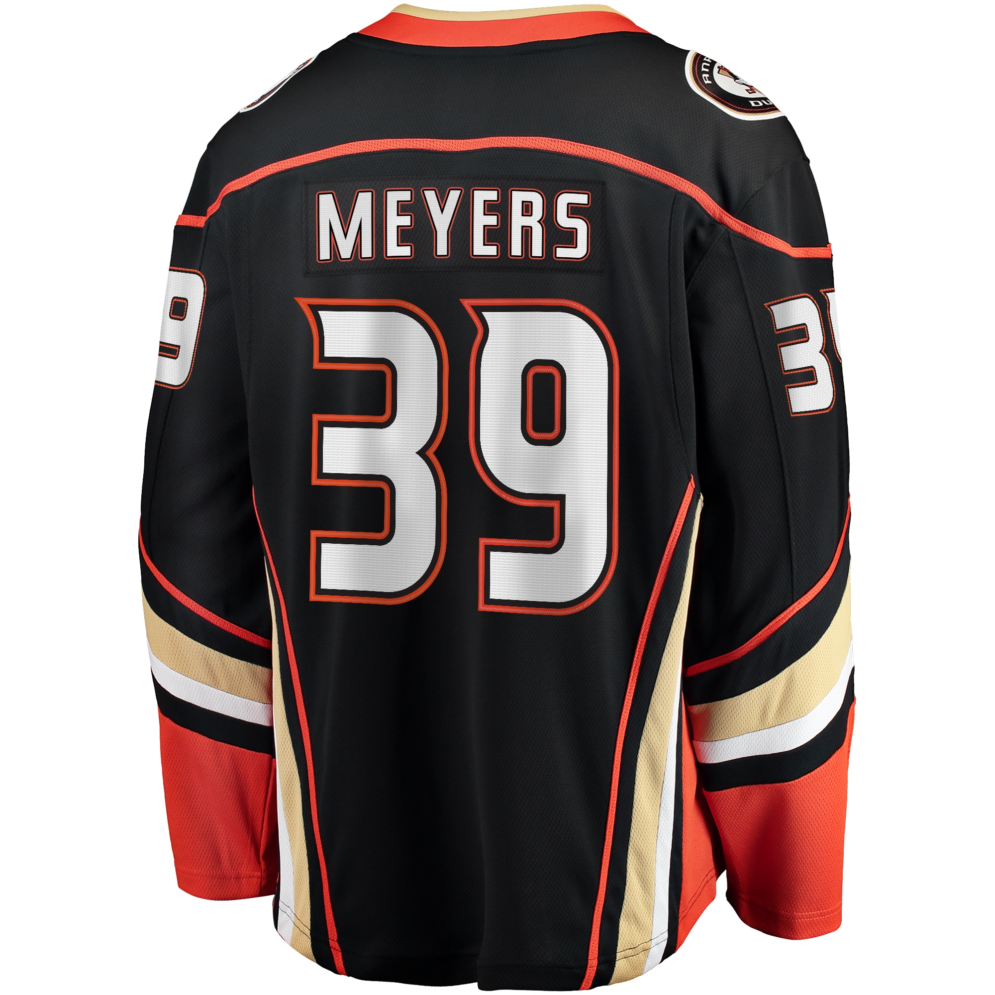 Anaheim Ducks Ben Meyers Black Home Premier Breakaway Player NHL Jersey Men's