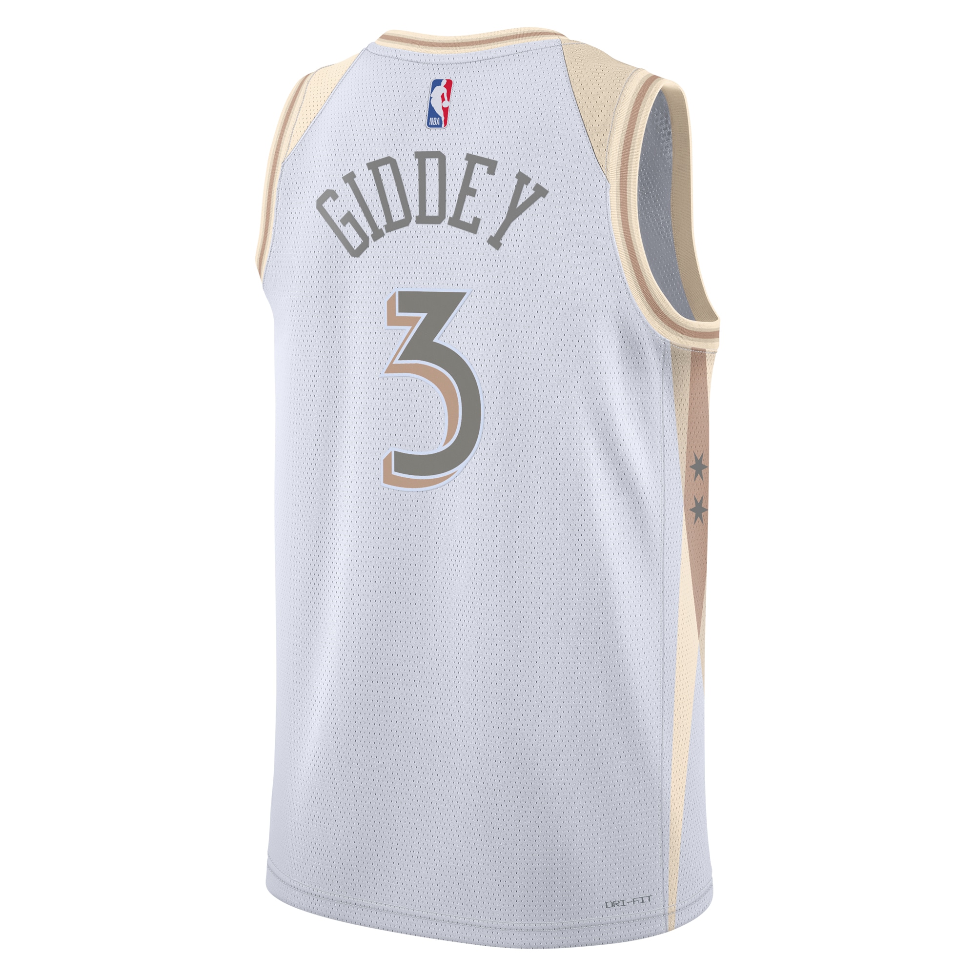 Chicago Bulls City Edition Swingman 202 White Josh Gidde Unisex NBA Jersey Unisex