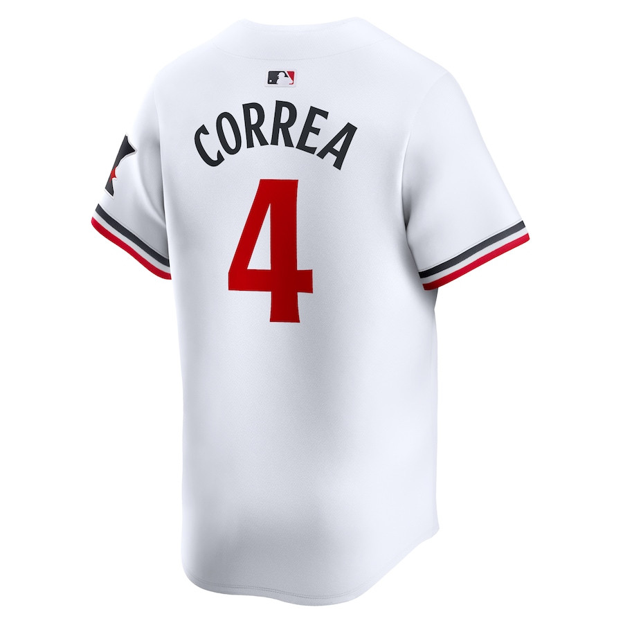 Carlos Correa 4 Minnesota Twins Home Limited Player White MLB Jersey Men's