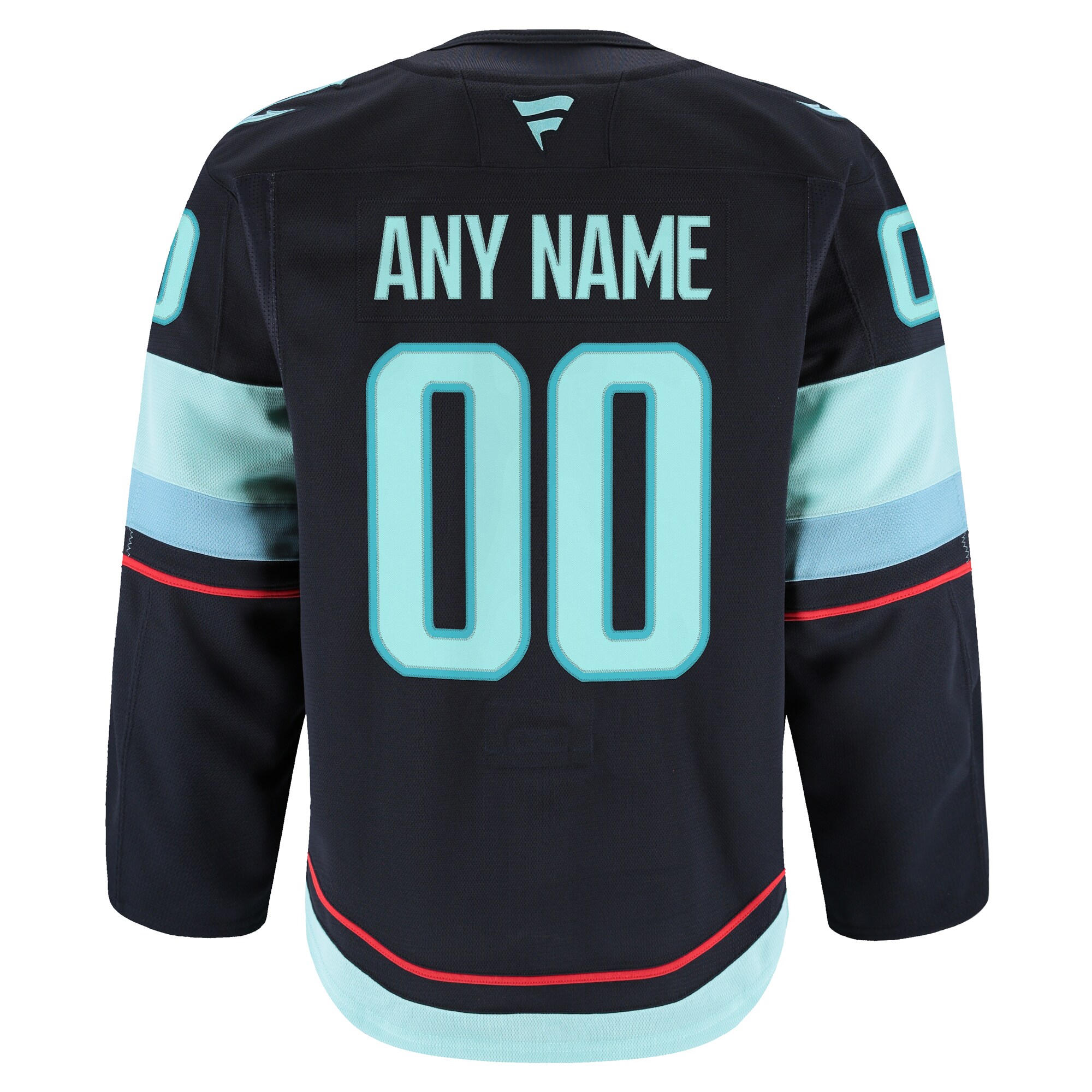 Seattle Kraken Navy Home Pro Custom NHL Jersey Men's