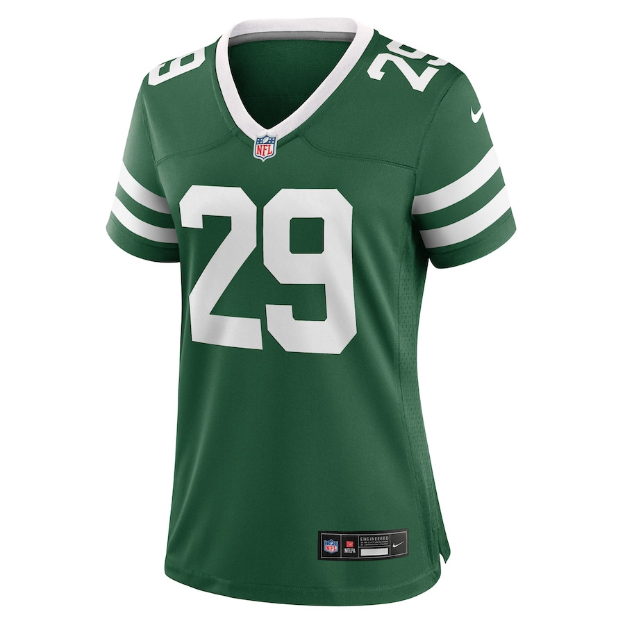 Jarrick Bernard-Converse 29 New York Jets Team Game Legacy Green NFL Jersey Women's