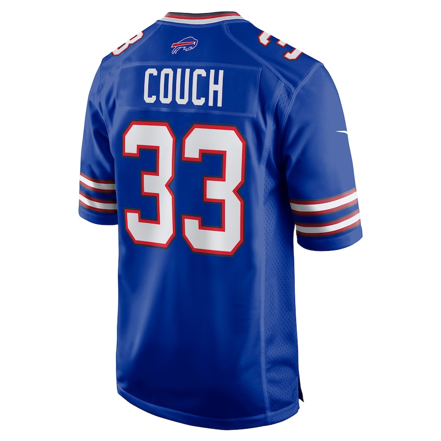 Te'Cory Couch 33 Buffalo Bills Game Royal NFL Jersey Men's