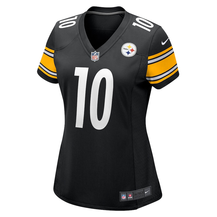 Roman Wilson 10 Pittsburgh Steelers Game Black NFL Jersey Women's