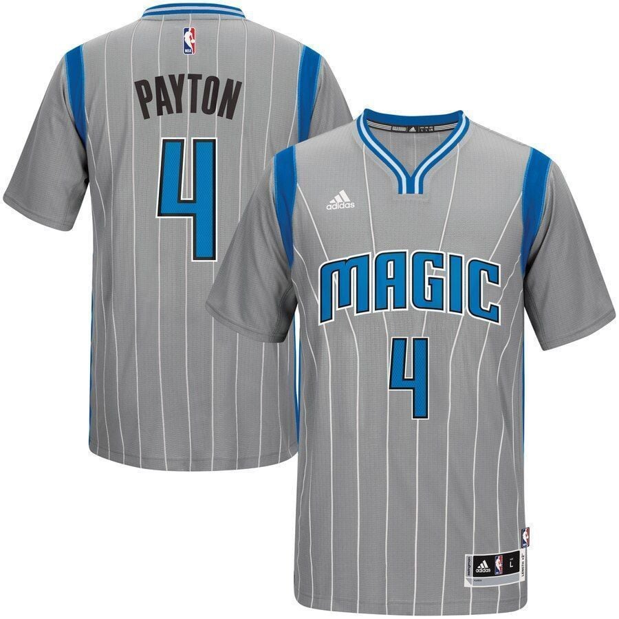Elfrid Payton Orlando Magicc Pride Swingman Climacool Gray NBA Jersey Men's