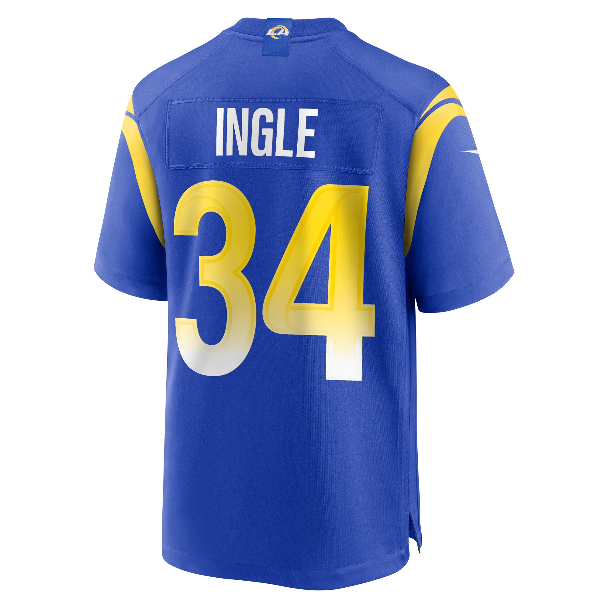 Los Angeles Rams Tanner Ingle Royal Home Game NFL Jersey Men's