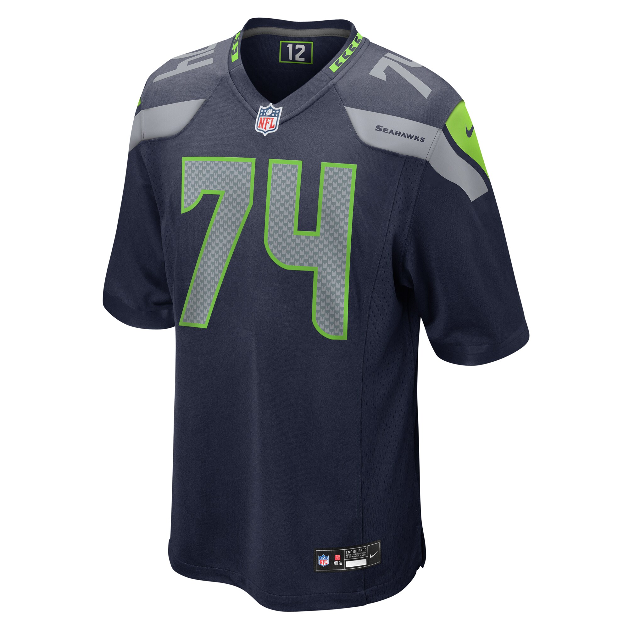 Seattle Seahawks George Fant College Navy Game NFL Jersey Men's