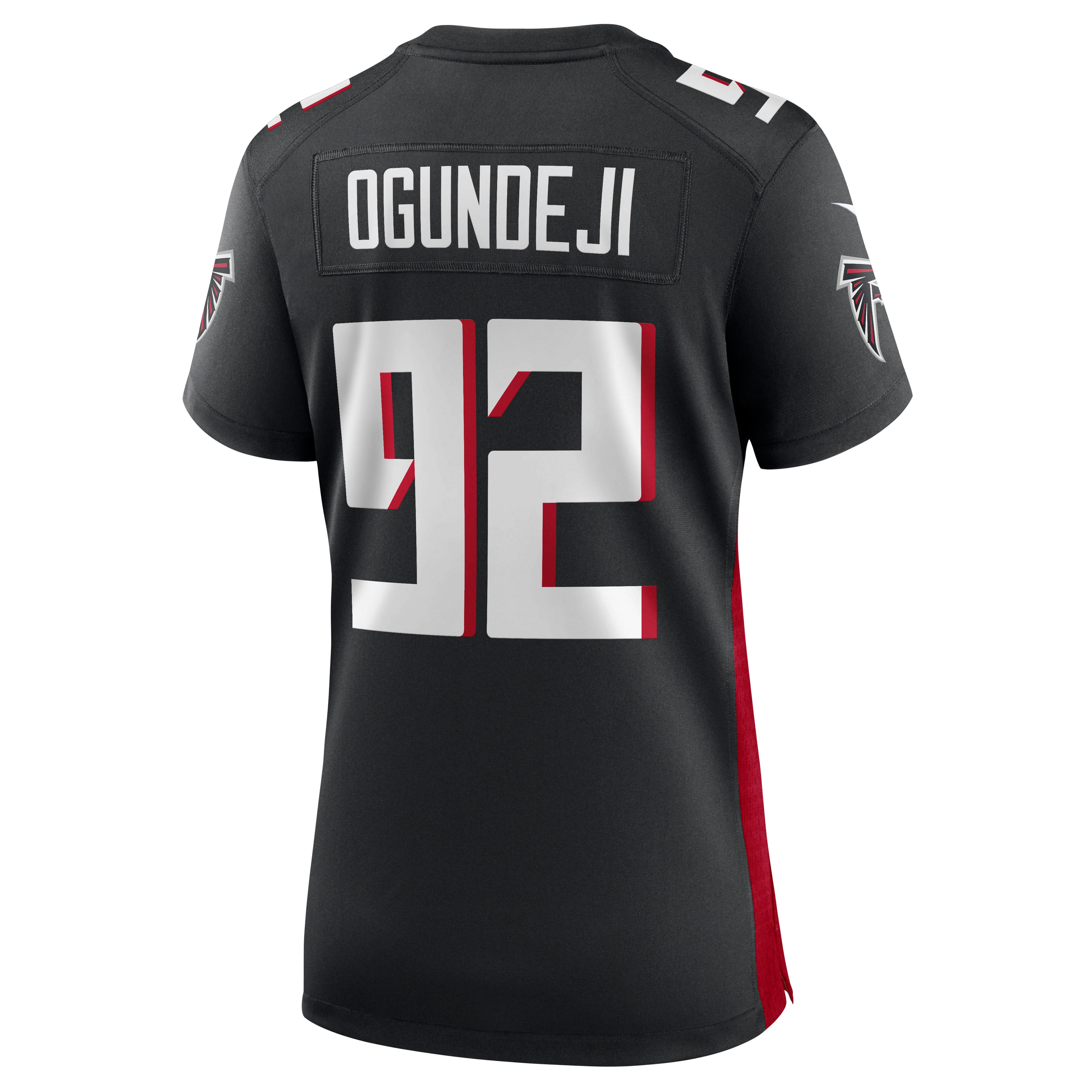 Atlanta Falcons Adetokunbo Ogundeji Black Game NFL Jersey Women's