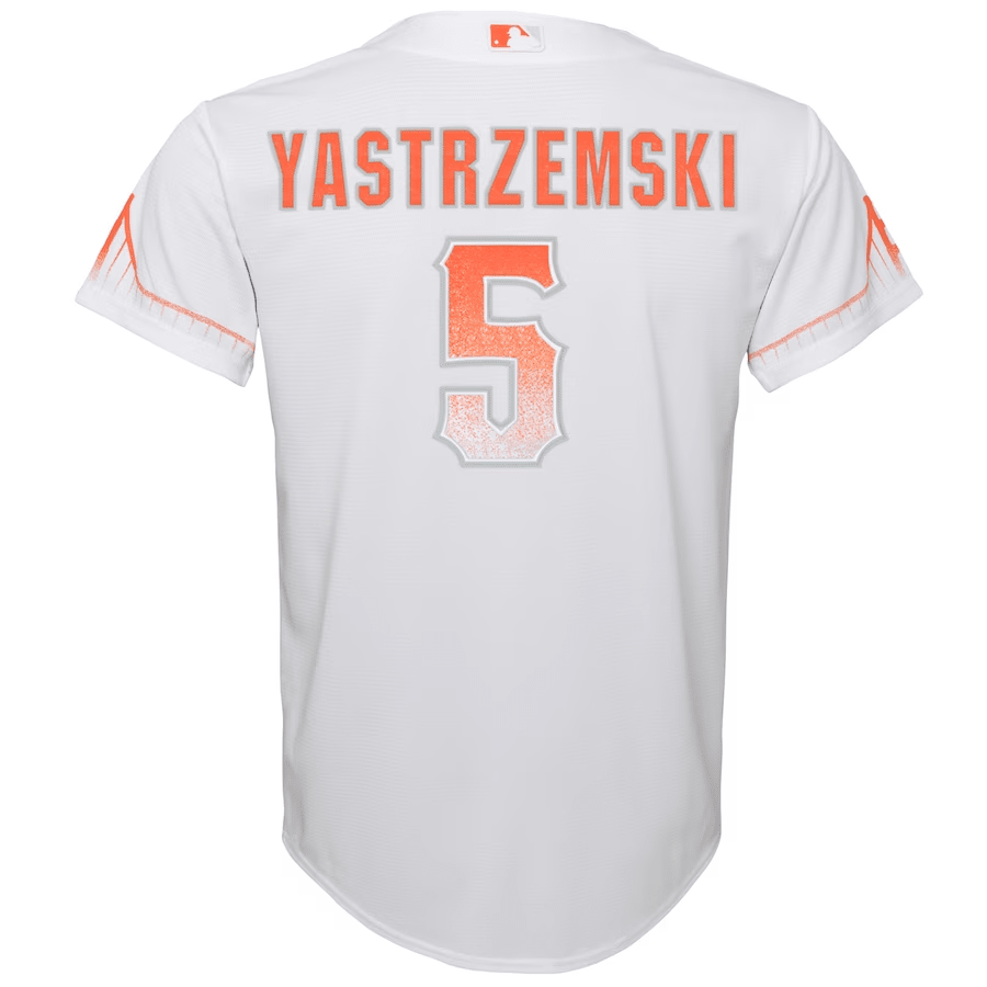Mike Yastrzemski 5 San Francisco Giants City Connect White MLB Jersey Youth