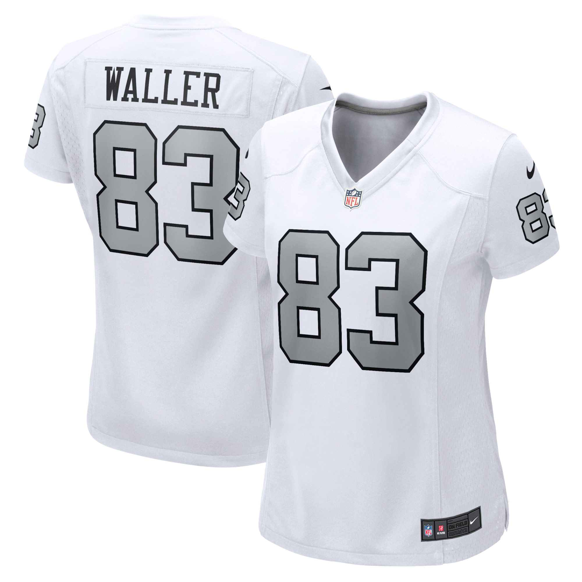 Las Vegas Raiders Darren Waller White Player NFL Jersey Women's