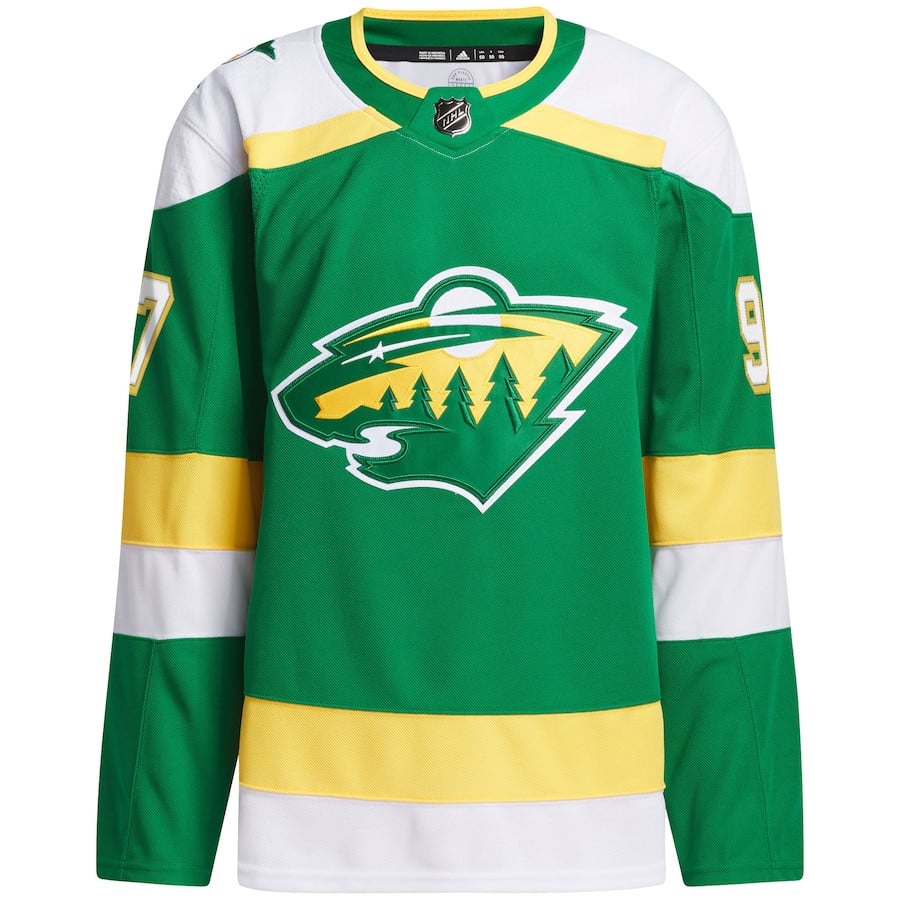 Kirill Kaprizov 97 Minnesota Wild 2023/24 Alternate Primegreen Green NHL Jersey Men's