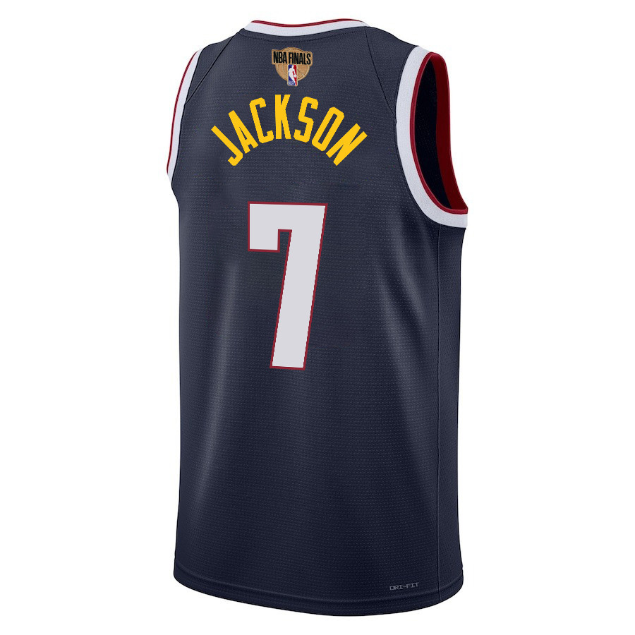 Reggie Jackson 7 Denver Nuggets Final Champions 2023 Swingma Black NBA Jersey Youth