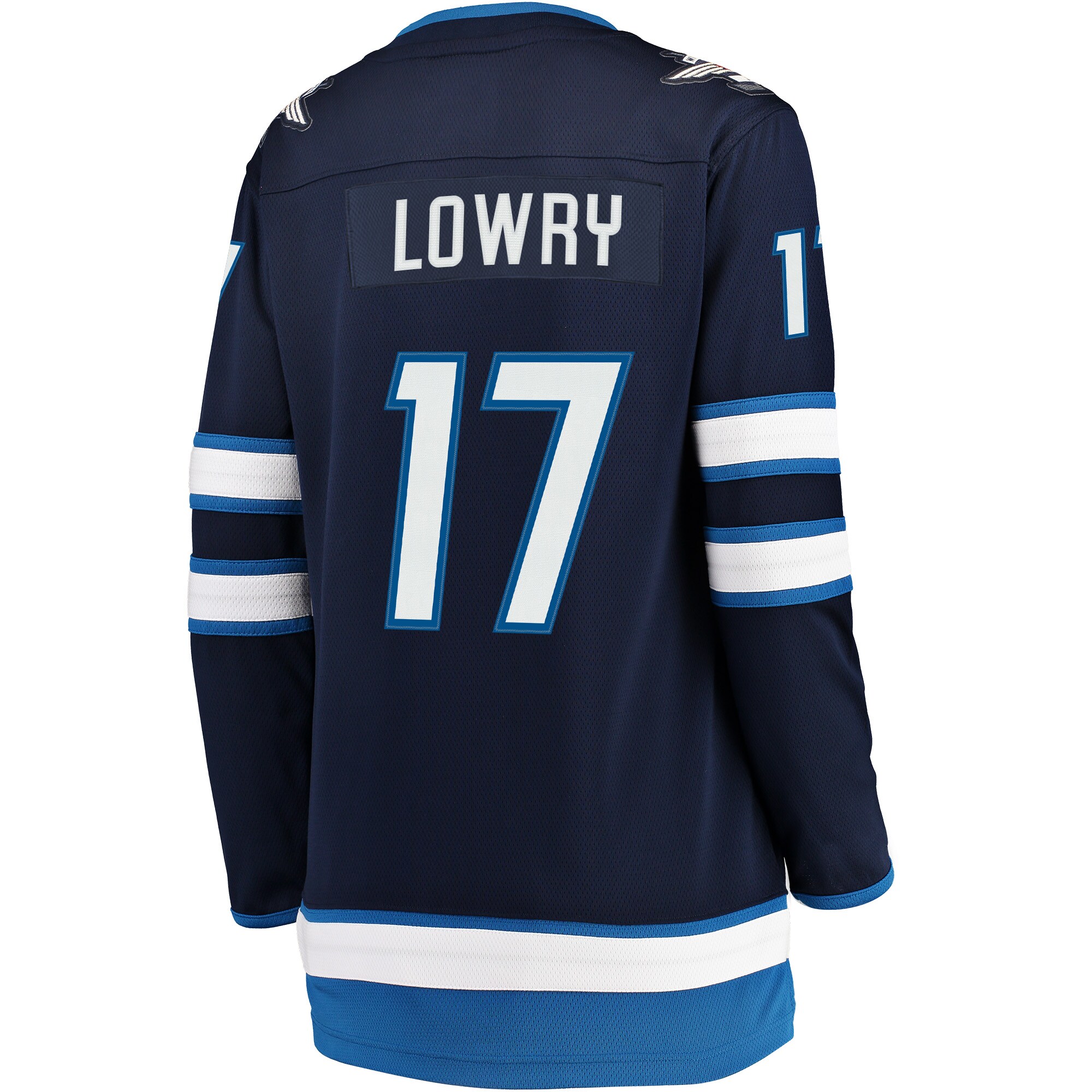 Winnipeg Jets Adam Lowry Navy Breakaway NHL Jersey Women's