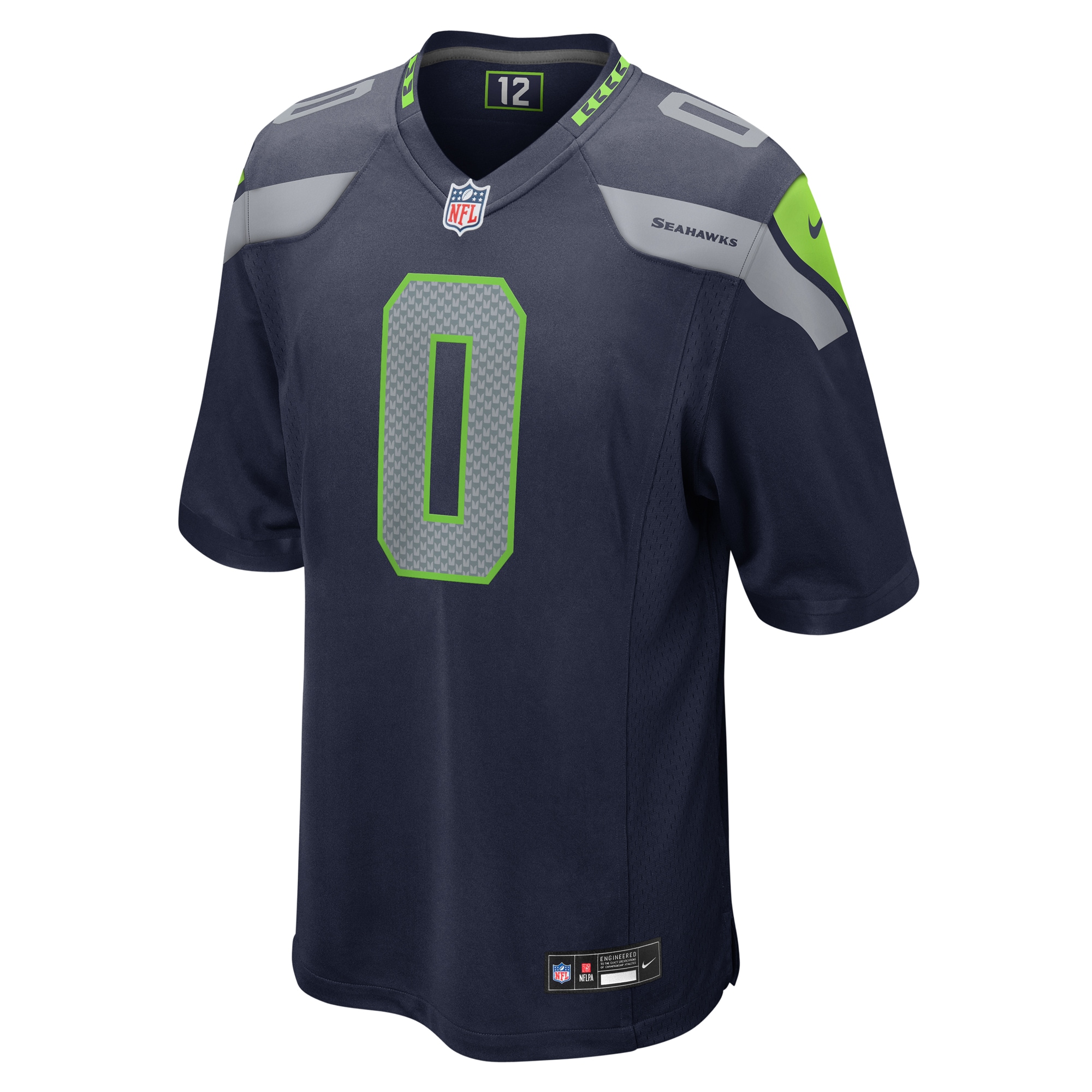 Seattle Seahawks Tyrel Dodson College Navy Game NFL Jersey Men's