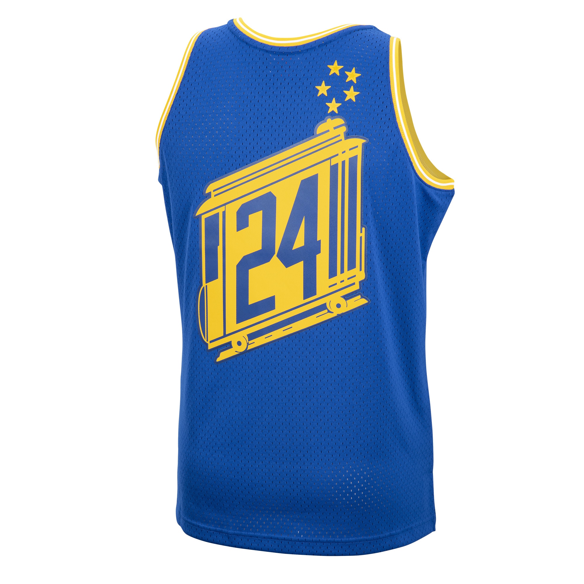 Mitchell Ness Rick Barry Royal Golden State Warriors 1966/67 Hardwood Classics Swingman NBA Jersey Men's