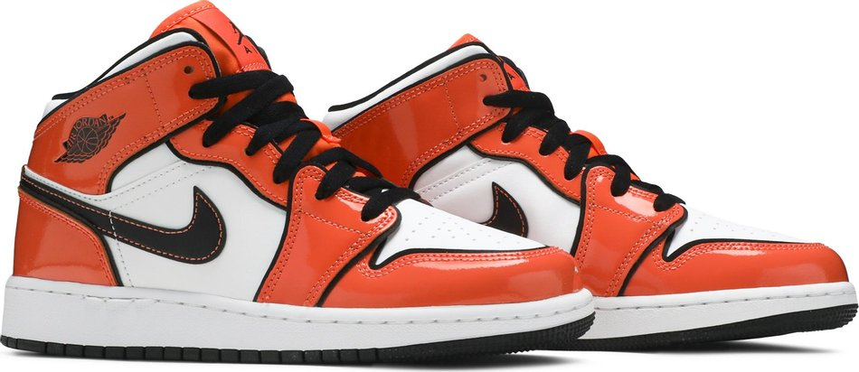 Air Jordan 1 Mid SE GS Turf Orange BQ6931-802
