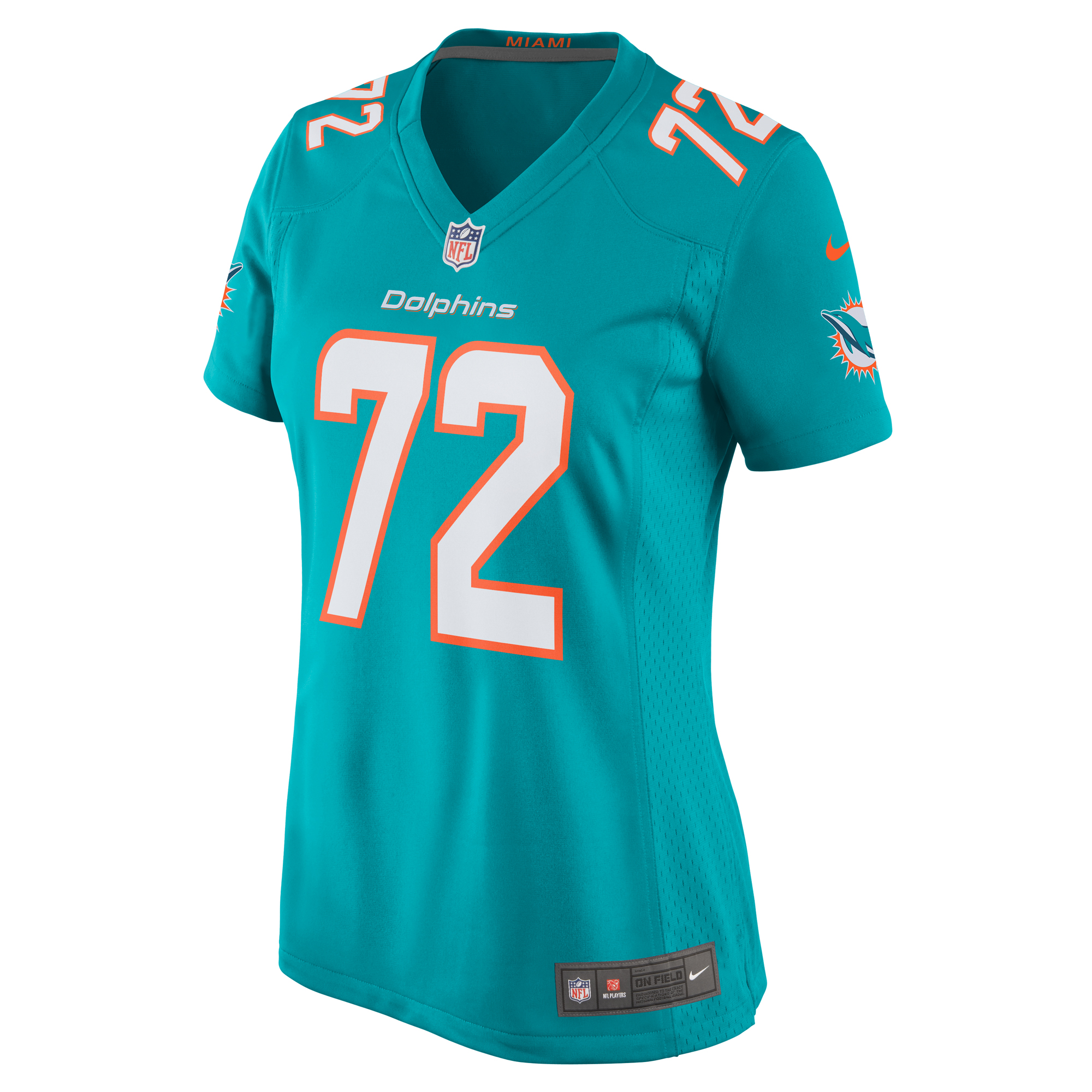 Miami Dolphins Terron Armstead Aqua Game NFL Jersey Women's
