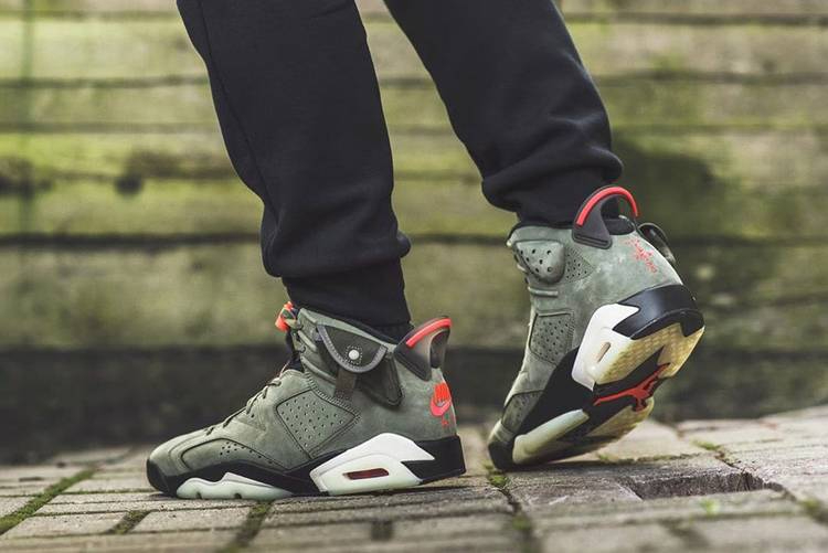 Travis Scott x Air Jordan 6 Retro Olive CN1084-200