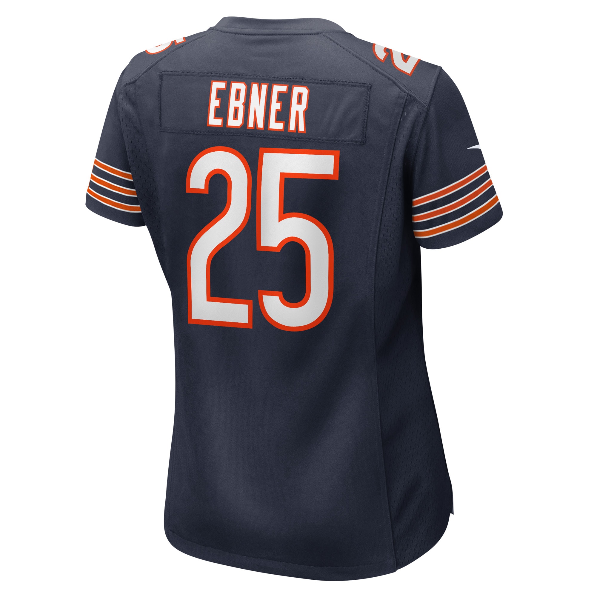 Chicago Bears Trestan Ebner Navy Game Player NFL Jersey Women's