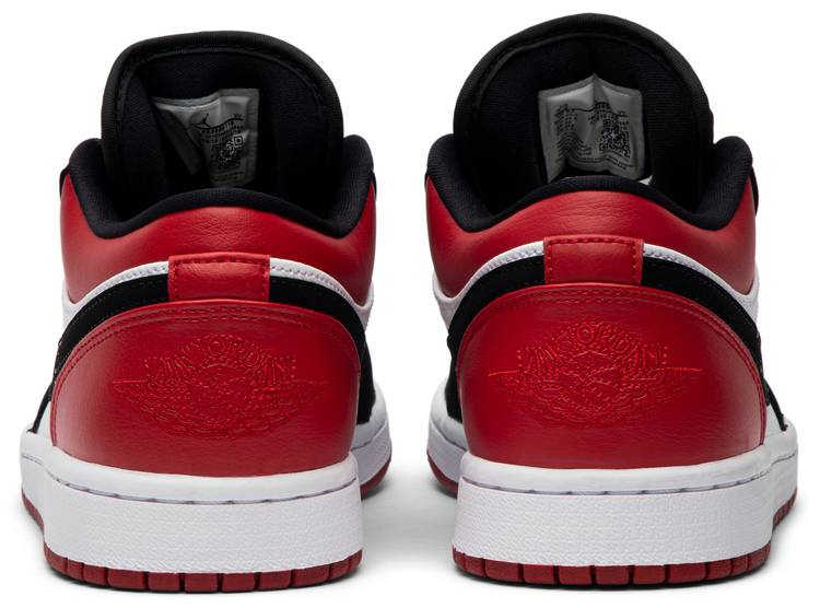 Air Jordan 1 Low Black Toe 553558-116