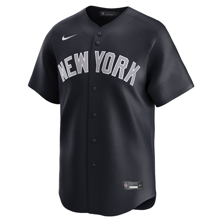 Luis Gil 81 New York Yankees Alternate Limited Player Navy MLB Jersey Men's