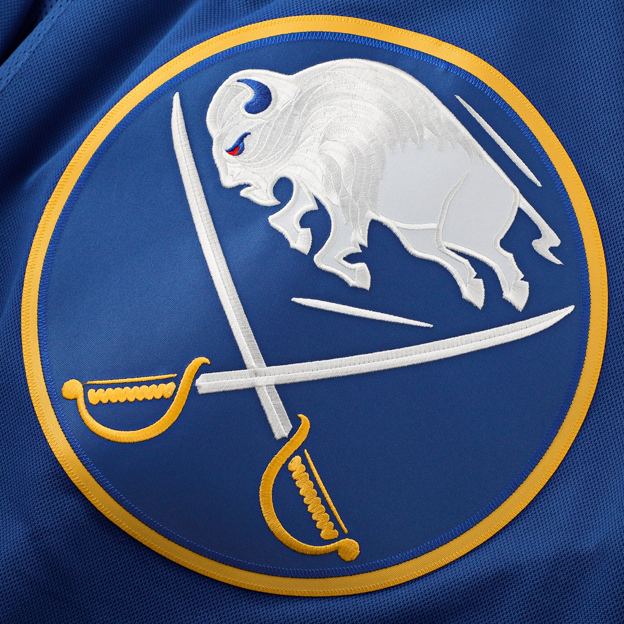 Buffalo Sabres Royal Home Premium Custom NHL Jersey Men's