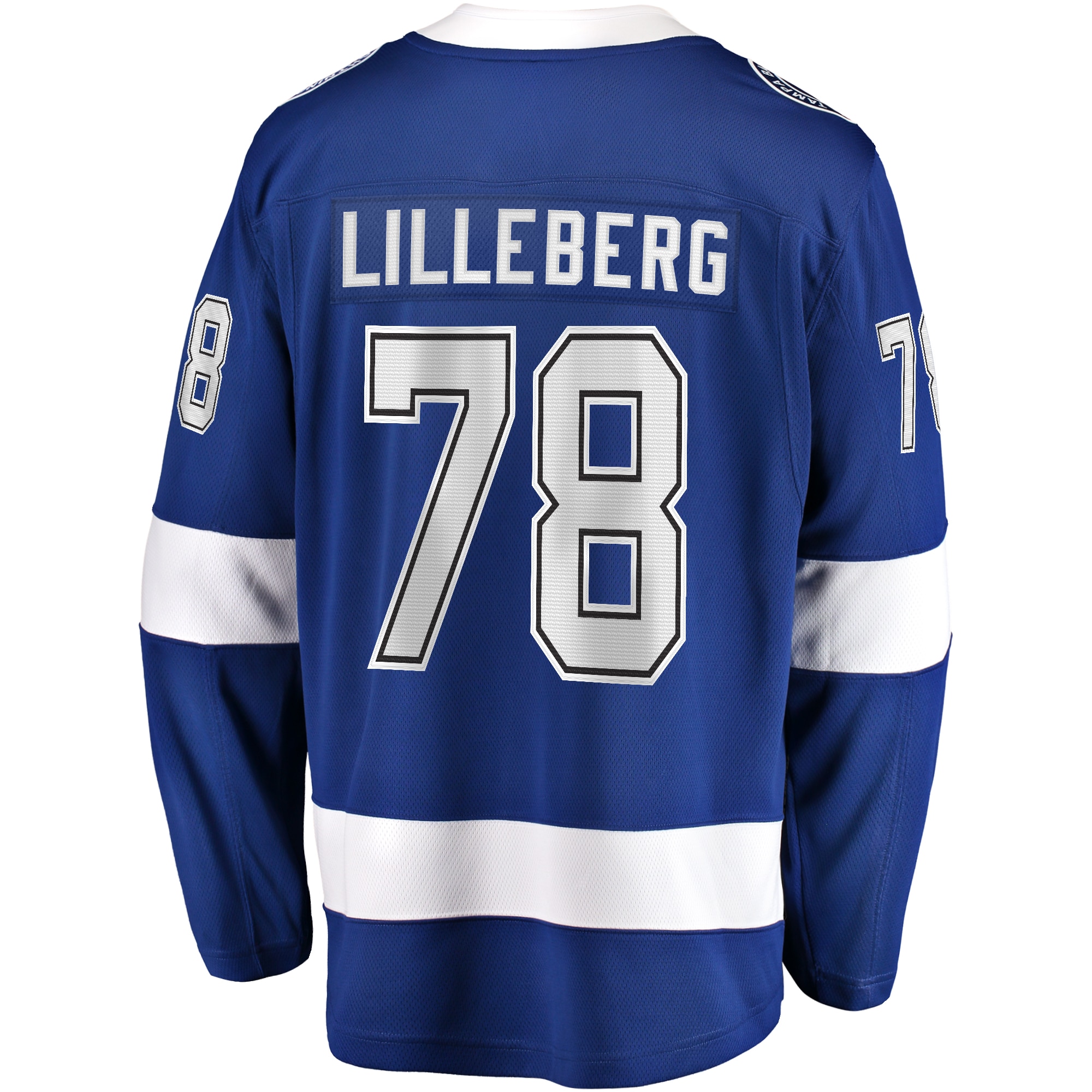 Tampa Bay Lightning Emil Lilleberg Blue Home Premier Breakaway Player NHL Jersey Men's