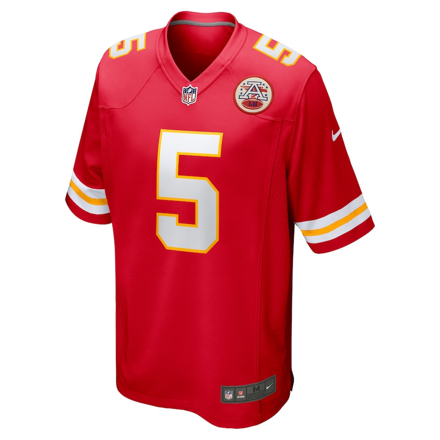 Marquise Brown 5 Kansas City Chiefs Game Red NFL Jersey Men's