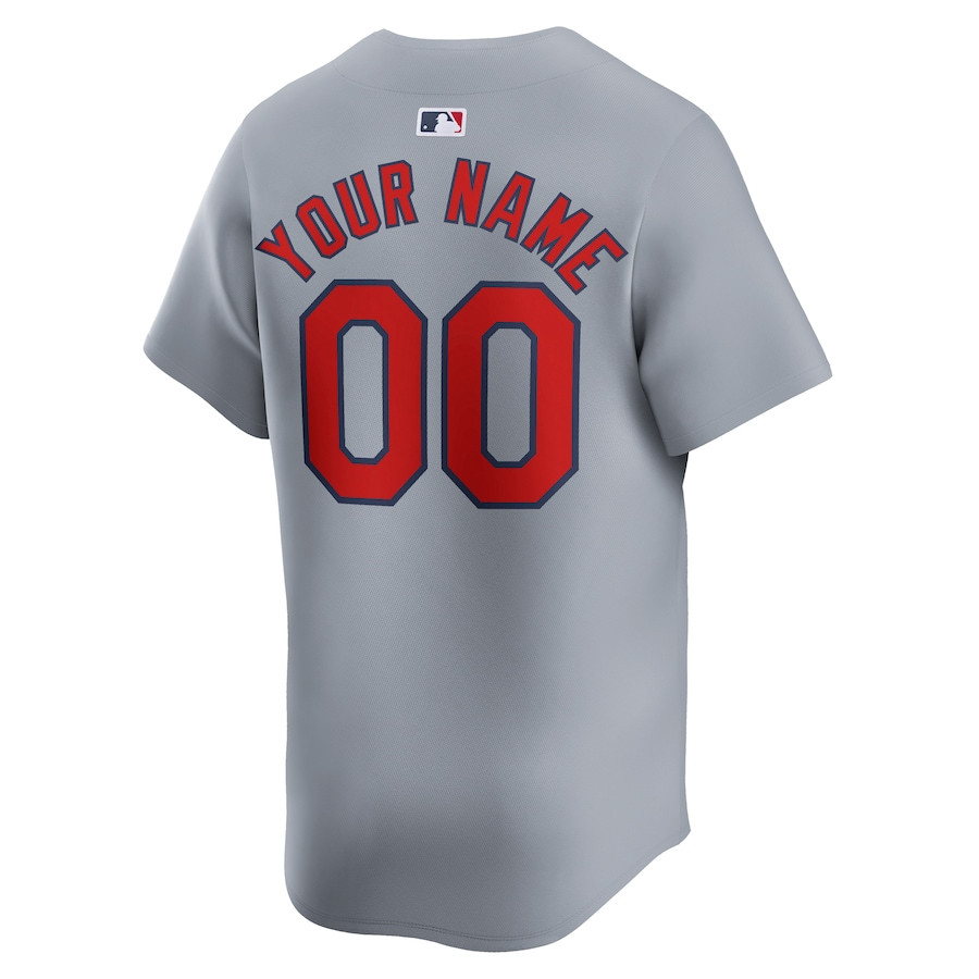 St. Louis Cardinals Away Limited Custom Gray MLB Jersey Men's